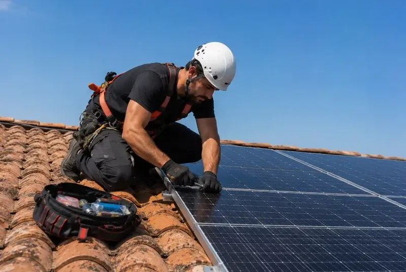 Maintenance et monitoring de panneaux solaires à Brantôme en Périgord