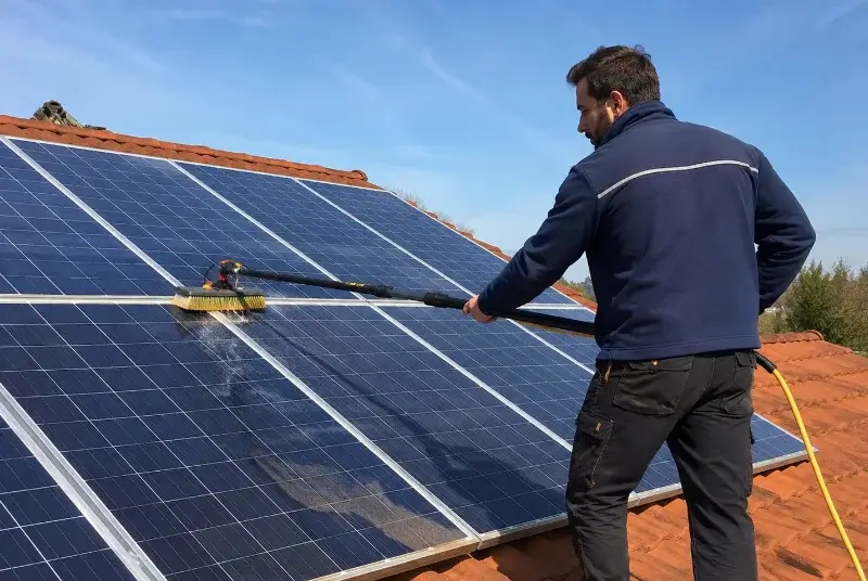 Nettoyage et entretien de panneaux solaires à Brantôme en Périgord